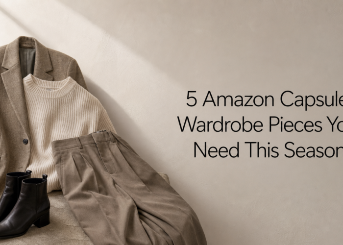 5 Amazon Capsule Wardrobe Pieces You Need This Season