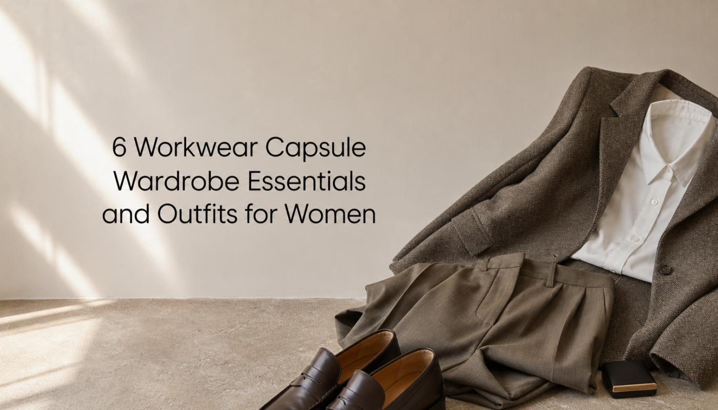 6 Workwear Capsule Wardrobe Essentials and Outfits for Women