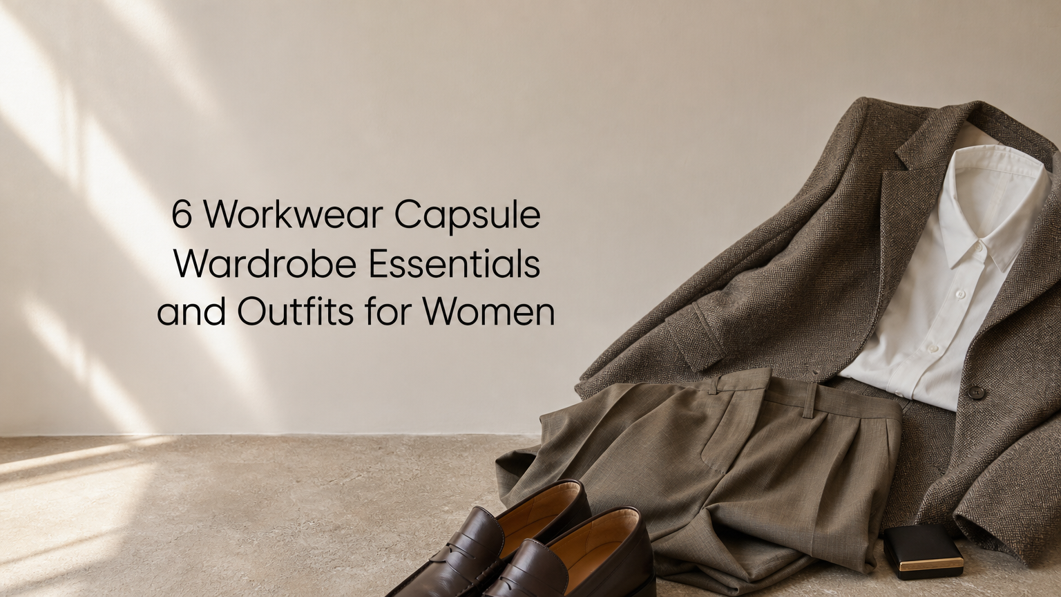6 Workwear Capsule Wardrobe Essentials and Outfits for Women