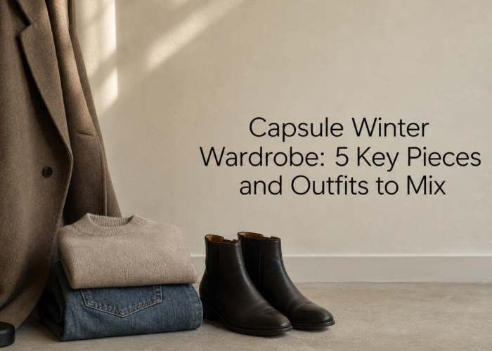 Capsule Winter Wardrobe: 5 Key Pieces and Outfits to Mix