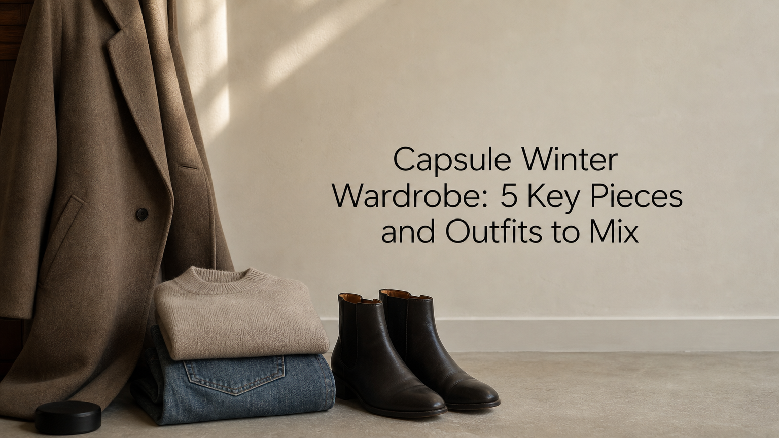 Capsule Winter Wardrobe: 5 Key Pieces and Outfits to Mix