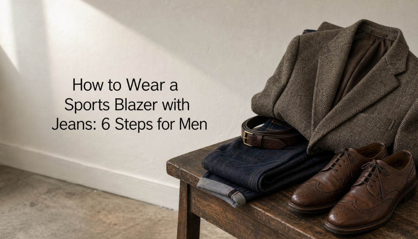 How to Wear a Sports Blazer with Jeans: 6 Steps for Men