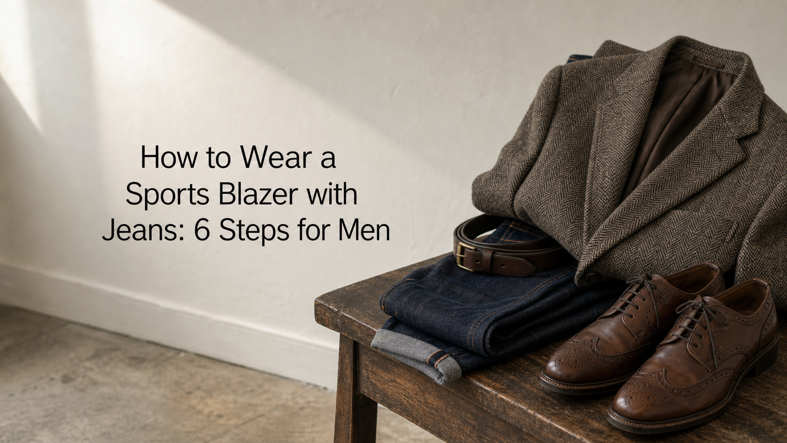 How to Wear a Sports Blazer with Jeans: 6 Steps for Men
