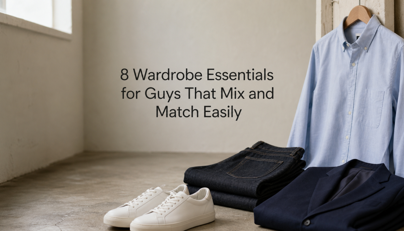 8 Wardrobe Essentials for Guys That Mix and Match Easily