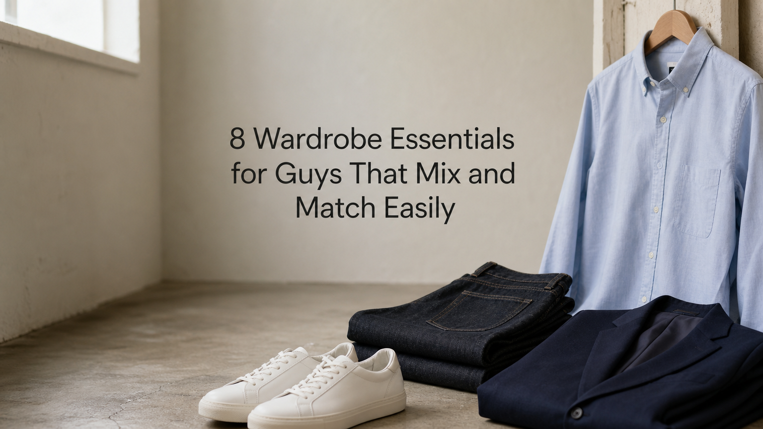 8 Wardrobe Essentials for Guys That Mix and Match Easily