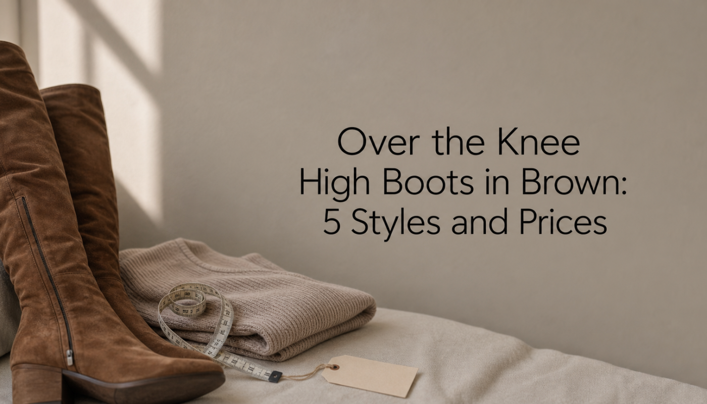 Over the Knee High Boots in Brown: 5 Styles and Prices