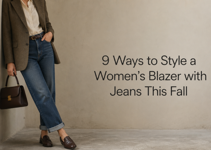 9 Ways to Style a Women’s Blazer with Jeans This Fall