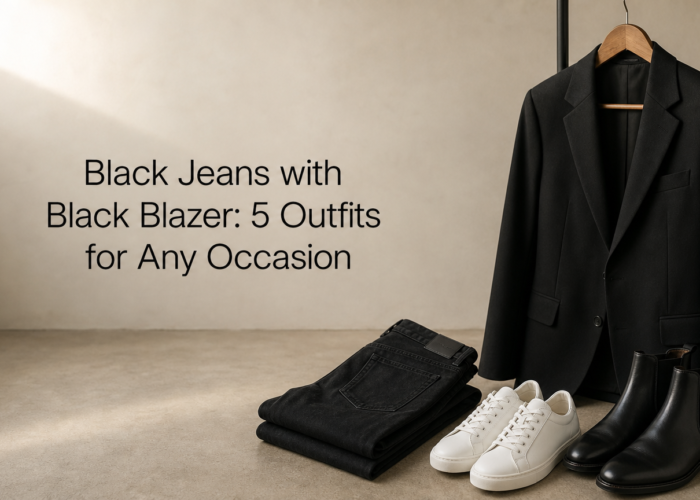 Black Jeans with Black Blazer: 5 Stunning, Easy Outfits