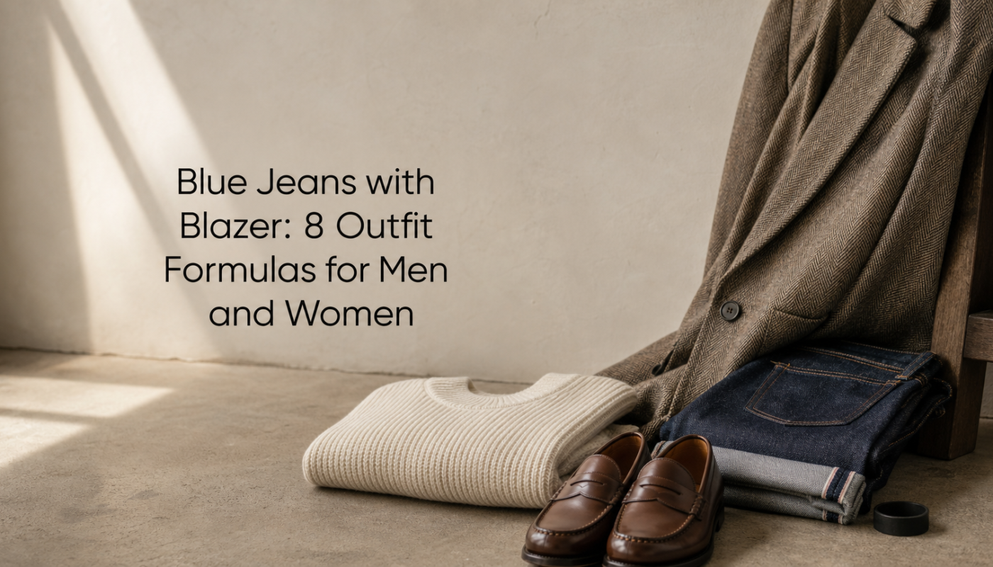 Blue Jeans with Blazer: 8 Outfit Formulas for Men and Women