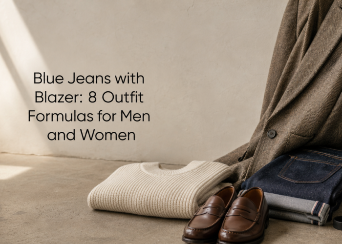 Blue Jeans with Blazer: 8 Outfit Formulas for Men and Women